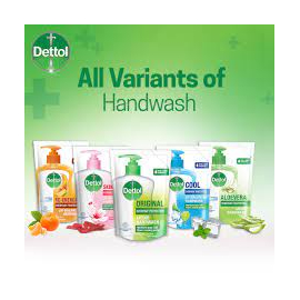 Dettol Handwash Original 170ml Refill Liquid Soap with protection from 100 illness-causing germs, 3 image
