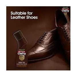 Cherry Shoe Polish Dark Tan 75ml, 4 image