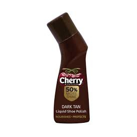 Cherry Shoe Polish Dark Tan 75ml