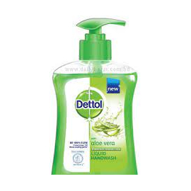 Dettol Handwash Aloe Vera 200ml Pump Liquid Soap with Aloe Vera Extract