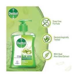 Dettol Handwash Aloe Vera 200ml Pump Liquid Soap with Aloe Vera Extract, 2 image