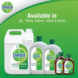 Dettol Antiseptic Disinfectant Liquid 50ml for First Aid, Medical & Personal Hygiene- use diluted, 5 image