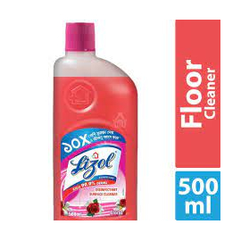Lizol Disinfectant Floor & Surface Cleaner 500ml Floral, Kills 99.9% Germs