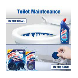 Harpic Flushmatic 50gm in-Cistern Toilet Cleaner, Automatic Cleaning with Every Flush, 3 image