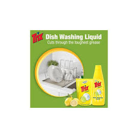 Trix Dishwashing Liquid 250ml Refill Lemon Fragrance for Scratch-Free Sparkling Clean Dishes, removes grease stains with power-rich thick foam, 2 image