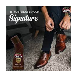 Cherry Shoe Polish Dark Tan 75ml, 3 image