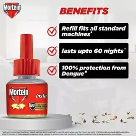 Mortein Mosquito Repellent Insta Vaporizer Refill 45 ml, 5 image