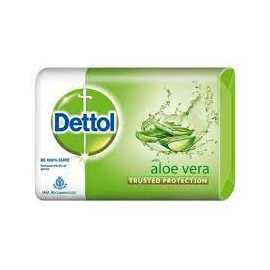 Dettol Soap Aloe Vera 125gm Bathing Bar, Soap with Aloe Vera Extract