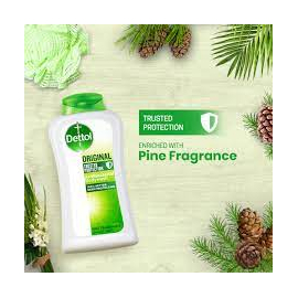 Dettol Antibacterial Body Wash Loofah Free Shower Gel Original Pine Fragrance with Trusted Protection 250ml, 3 image