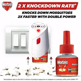 Mortein Mosquito Repellent Insta Vaporizer Refill 45 ml, 6 image