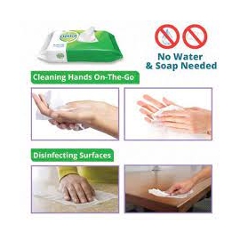 Dettol Antibacterial Disinfectant Wet Wipes Single Pack, 3 image