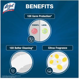 Lizol Disinfectant Floor & Surface Cleaner 5L Citrus, Super Saver Pack, Kills 99.9% Germs, 3 image