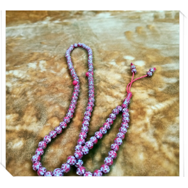 High Quality Plastic's Red Color Tasbih - 99 Dana - 1 ps