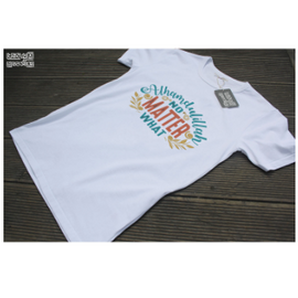 Islamic Quotes Printed T-shirt, Size: M