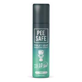 Pee Safe Toilet Seat Sanitizer Spray 75ml Mint