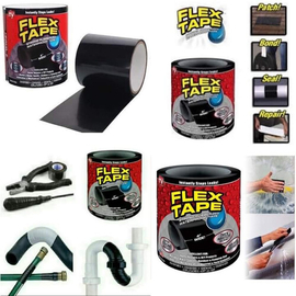 Flex Tape Strong Rubberized Waterproof Tape Pipe Repair Strong Waterproof Glue, 2 image
