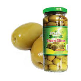 Hosen Green Olives Pitted 345gm