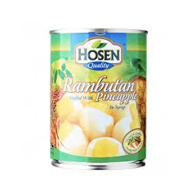 Hosen Rambutan Syrup with Pineapple 565gm