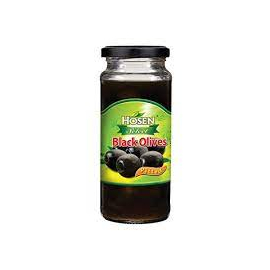 Hosen Black Olives Pitted 345gm