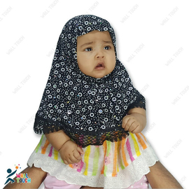 Stylish New Collection Hijab For 2-4/5-9 years Girl Dubai Cherry Fabric, Baby Dress Size: 20 years, Size: XXL, 2 image