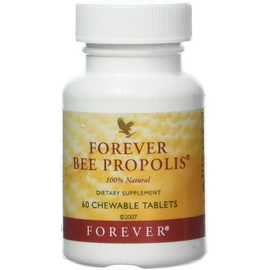 Forever Bee Propolis 100% Natural - 60 Chewable Tablets by Forever