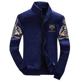 New Stylish Jacket for Men, Color: Navy Blue, Size: M