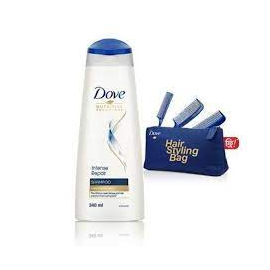 Dove Shampoo Intense Repair 650ml Bag Free