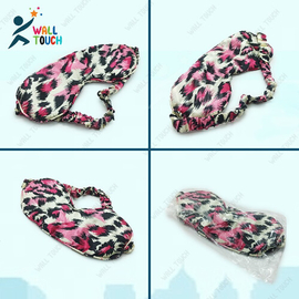 Silk Blindfold Eye Mask For Sleeping at Daylight Or Travelling; Soft & Comfortable with fiber inside 1 PC (Random Color), 6 image