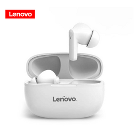 Lenovo HT05 Wireless Bluetooth Earbuds Stereo HiFi Earphones Noise Reduction Headphones Touch Control For Android IOS IPX5 (White)