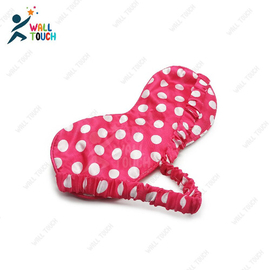 Silk Blindfold Eye Mask For Sleeping at Daylight Or Travelling; Soft & Comfortable with fiber inside 1 PC (Random Color)