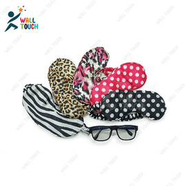 Silk Blindfold Eye Mask For Sleeping at Daylight Or Travelling; Soft & Comfortable with fiber inside 5 Type Of Design in 1 SET (Total 5 Pcs), 4 image