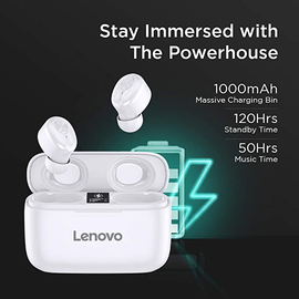Lenovo HT18 True Wireless Earbuds Black, 5 image