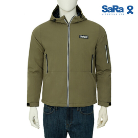 SaRa Mens Jacket (MJK22WJD-Stone Green), Size: M