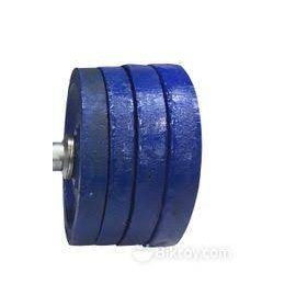 Blue Dumbbell Set - Eight Pieces 1.25kg Blue Plate with one 15 inch Stick, 2 image