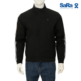 SaRa Mens Jacket (CPL1MJK12WDB-Black), Size: S