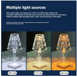 Xingyun Crystal Table Lamp, 3 image