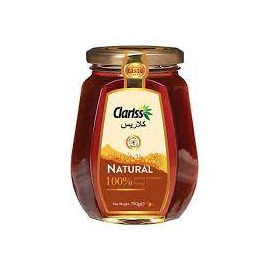 Clariss Natural Honey: 750gm Octagonal Glass Bottle