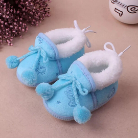 Sky Blue Soft Baby Shoe