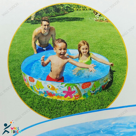 Kids Baby Children Inflatable Swimming Pool Bath Tub Portable Outdoor Summer Water Fun Play Toy (6 Feet / 5 Feet), 3 image