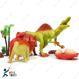 Dinosaur Rubber Toy Head Perfect Gift Clear Texture Dinosaur Model Toy for Playing, 6 image
