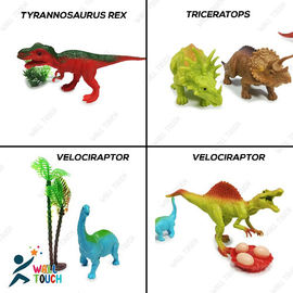 Dinosaur Rubber Toy Head Perfect Gift Clear Texture Dinosaur Model Toy for Playing, 7 image