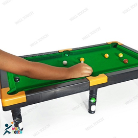 Mini Snooker-Billiards-Pool Table Game Billiard Table Set Children'S Play Sports Toy With Balls, Cue, Chalk, Billiard Table, 6 image