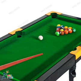 Mini Snooker-Billiards-Pool Table Game Billiard Table Set Children'S Play Sports Toy With Balls, Cue, Chalk, Billiard Table, 4 image