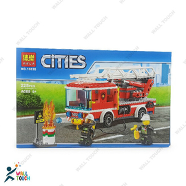 Play and Learn Educational Brain Development Cities Block Fire Truck Lego Building Set For Kids -225 Pcs, 5 image