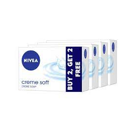 Nivea Creme Soft Soap 125g (Buy 2 Get 1)