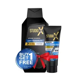 Studio X Anti Dandruff Shampoo For Men (Free Men's Brightening Cream 60 gm)
