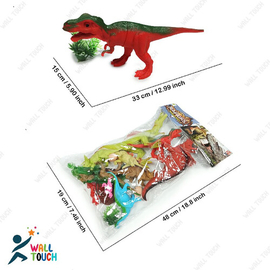Dinosaur Rubber Toy Head Perfect Gift Clear Texture Dinosaur Model Toy for Playing, 8 image