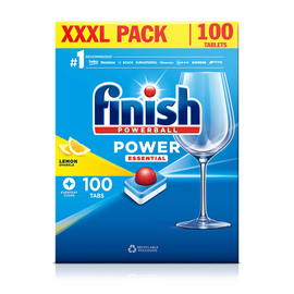 Finish Powerball All In One Deep Clean Dishwasher Lemon Sparkle - 100 Tablets