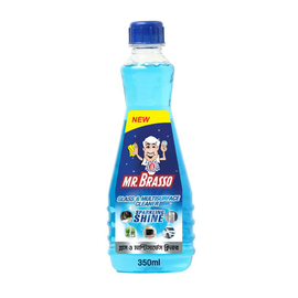 Mr. Brasso Glass & Household Cleaner Refill 350ml with Ultra Shine Formula for TV, Electronics, Fridge, Laminated Furniture, Mirror, Car Windshield
