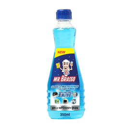 Mr. Brasso Glass & Household Cleaner Refill 350ml with Ultra Shine Formula for TV, Electronics, Fridge, Laminated Furniture, Mirror, Car Windshield